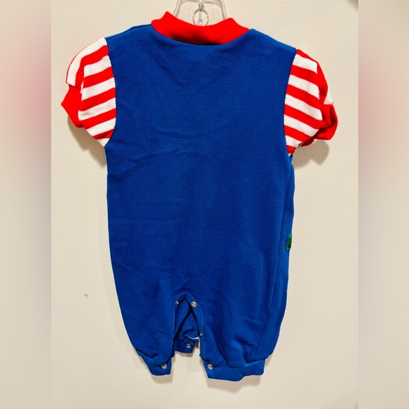 VINTAGE FOOTBALL BABY ONESIE OUTFIT SMALL STEPS SPORTY ALL PRO 6 - 9 MONTHS - Picture 4 of 6